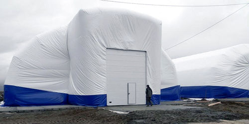 Надувная конструкция для аэропорта - EQUIPMENT HANGAR - HOLSTROY - для хранения / для промышленного применения