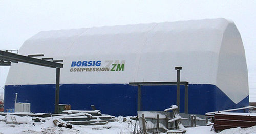 Надувная конструкция для промышленного применения - TURBINE HANGAR - HOLSTROY