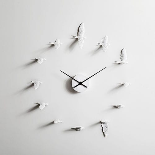Часы уникальный дизайн - SWALLOW X CLOCK - Haoshi - настенный / аналоговый / из полимера