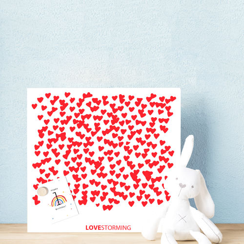 Настенная пробковая доска - LOVESTORMING - dESIGNoBJECT - отдельностоящая / магнитная