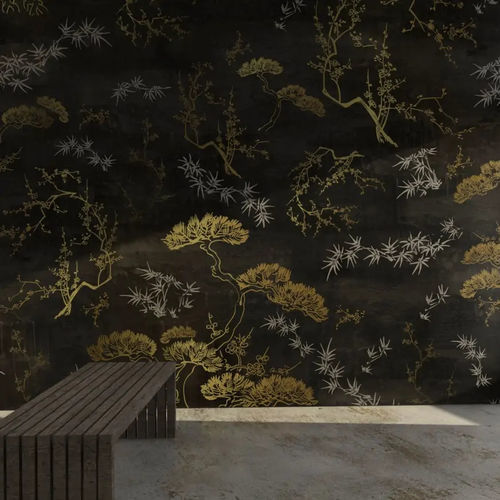 Современный обои - KYOTO - WallyArt - из нетканых материалов / из стекловолокна / виниловый