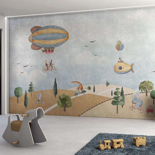 Современный обои - CIRCUSLAND - WallyArt - из нетканых материалов / из стекловолокна / виниловый