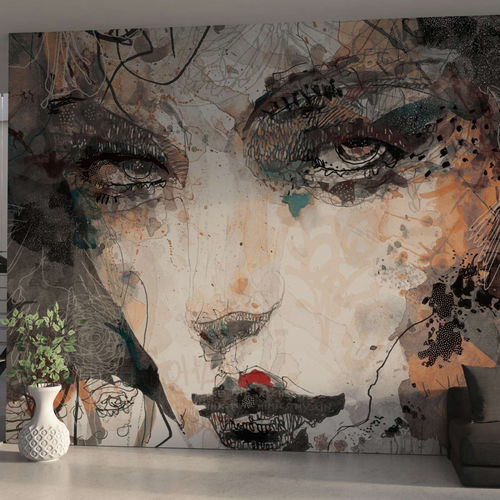 Современный обои - MY DARK DEPENDENCY - WallyArt - из нетканых материалов / из стекловолокна / виниловый