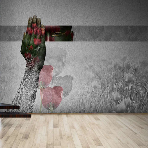 Современный обои - TULP - WallyArt - из нетканых материалов / из стекловолокна / виниловый