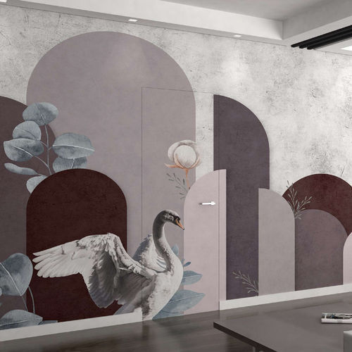 Современный обои - AVES - WallyArt - из нетканых материалов / из стекловолокна / виниловый