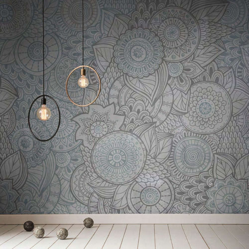 Современный обои - CURLY - WallyArt - из нетканых материалов / из стекловолокна / виниловый