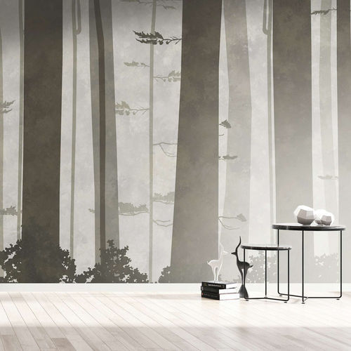 Современный обои - WOOD - WallyArt - из нетканых материалов / из стекловолокна / виниловый