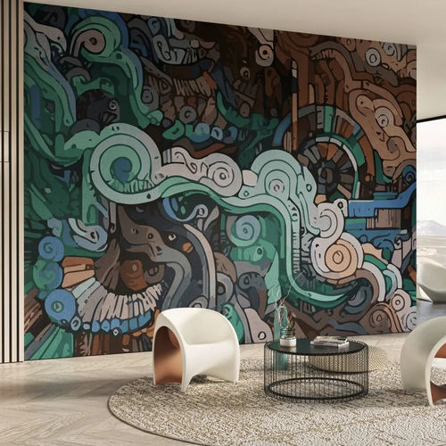 Современный обои - BAUHAUS - WallyArt - из нетканых материалов / из стекловолокна / виниловый