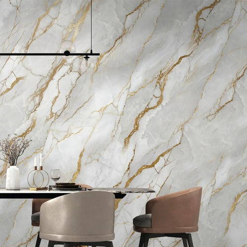 Современный обои - CALACATTA - WallyArt - из нетканых материалов / виниловый / с рисунком