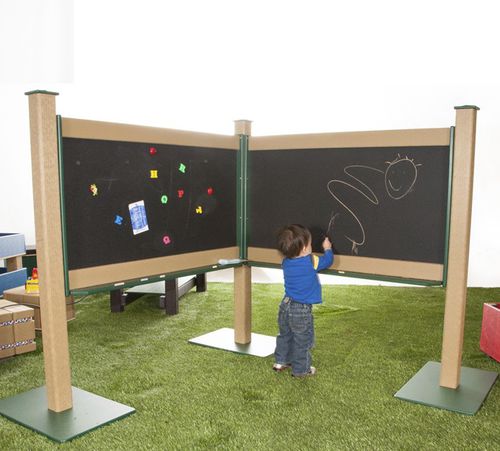 Магнитная картина - OUTDOOR CHALKBOARD DOUBLE - Nature of Early Play - стираемая / черная / встраиваемая
