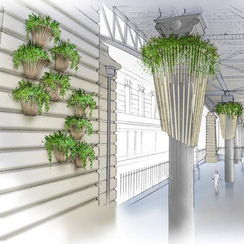 Стойка для кадок с растениями для общественных мест - JAURÈS - Jardins de Babylone