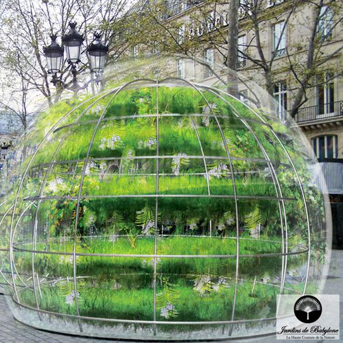 Теплица для профессионального использования - FOUR SYMBOLIC PLACES - Jardins de Babylone - ботаническая / для садоводства / однопролётная