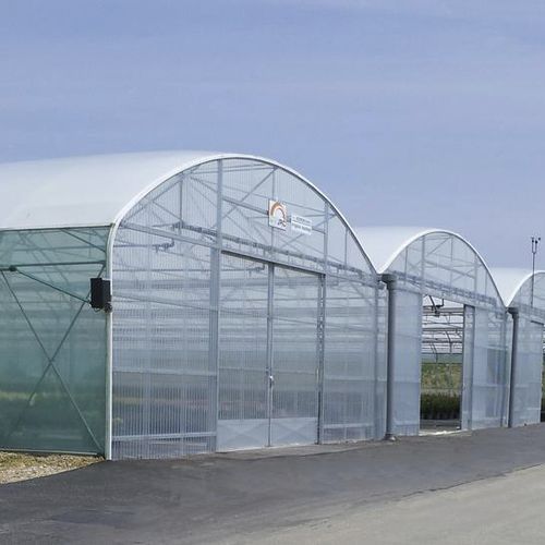 Теплица для садоводства - ATLANTIQUE 9.60M - Serres Jrc - ботаническая / с несколькими сводами / алюминиевая конструкция