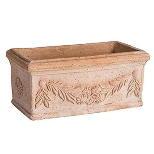 Кадка для садовых растений из терракоты - OASI : DECORATED WINDOW BOX - DEGREA - терракотовая / прямоугольная / квадратная