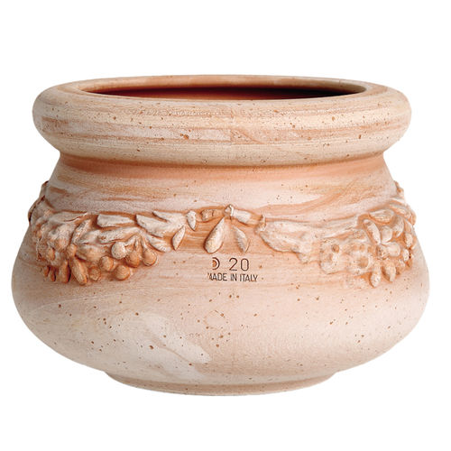 Садовый горшок из терракоты - OASI : AREZZO BOWL - DEGREA - терракотовый / круглый