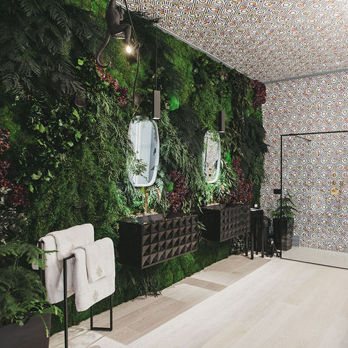 Стабилизированный Вертикальный сад - MOSS&PLANTS FLORESTA  - Greenarea - из модульных панелей / мох / для интерьера