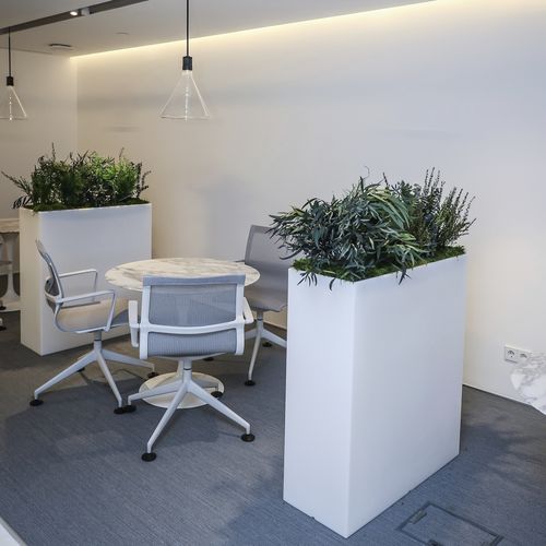 Кадка для садовых растений на заказ - MOSS&amp;PLANTS MID - Greenarea - ручной работы / для стабилизированных растений / уникальный дизайн