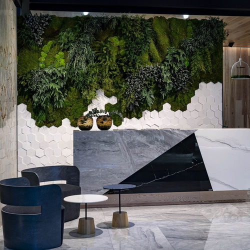 Стабилизированный Вертикальный сад - MOSS&PLANTS MID - Greenarea - мох / для интерьера / биоклиматический
