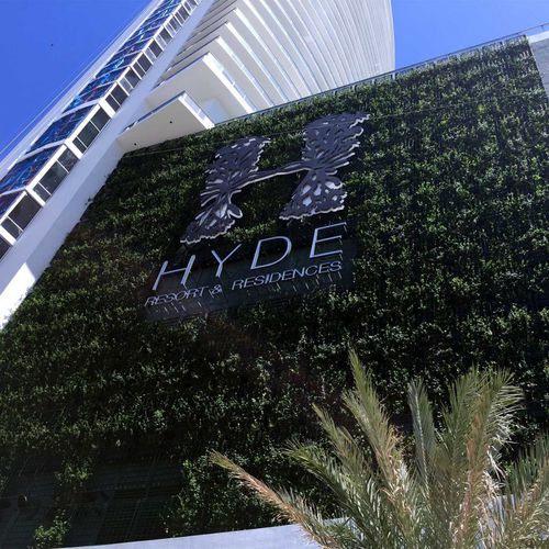"зеленая стена" из живых растений - BASIC WALL® - GSky Plant Systems, Inc. - на заказ / натуральная / листва