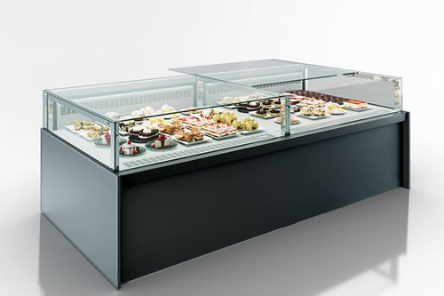 Стоечная холодильная витрина - MISSOURI MC 120 PATISSERIE - Hitline - для торговли / с освещением