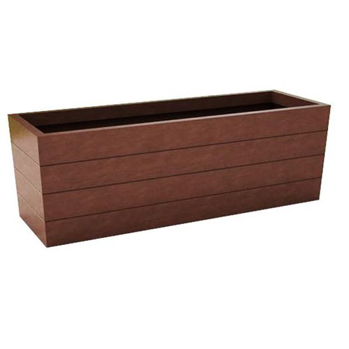 Кадка для садовых растений дерево - MADERA - PLANTERS UNLIMITED - из стекловолокна / прямоугольная / современная