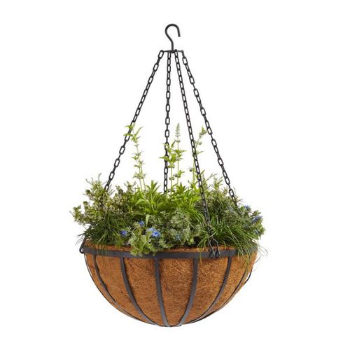 Садовый горшок из стали - LARGE ENGLISH - PLANTERS UNLIMITED - подвесной / круглый / для профессионального использования