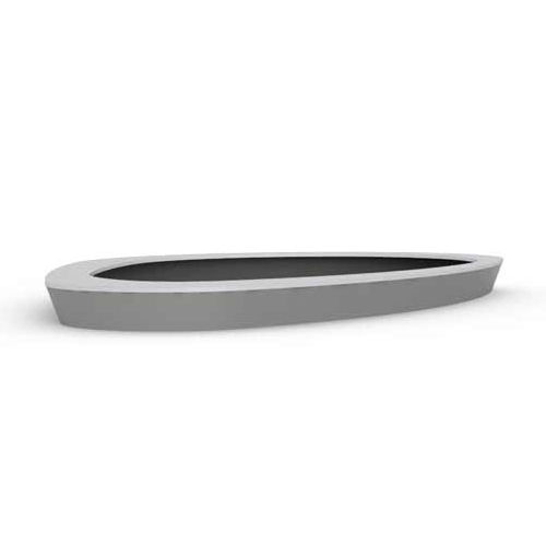 Кадка для садовых растений из нержавеющей стали - PLANTERWORX - из алюминия / из кортеновской стали / овальная