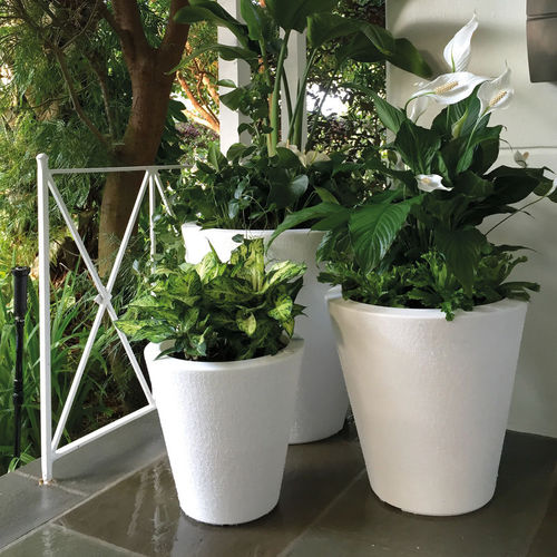 Садовый горшок из пластика - DOT - CRESCENT garden - круглый / конический