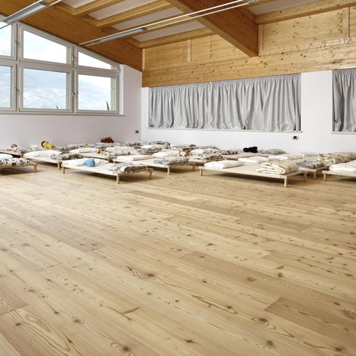 Паркет из паркетной доски - LANA - FIEMME 3000 - из лиственницы / промасленный / очищенный