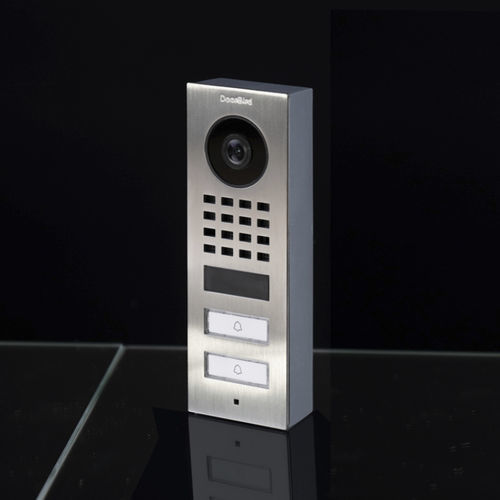 Дверная станция для поверхностного монтажа - D1102V - DoorBird - из матовой нержавеющей стали / для домашнего использования / для профессионального использования
