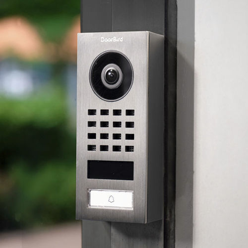 Дверная станция для поверхностного монтажа - D1101V - DoorBird - из матовой нержавеющей стали / для домашнего использования / для наружного применения