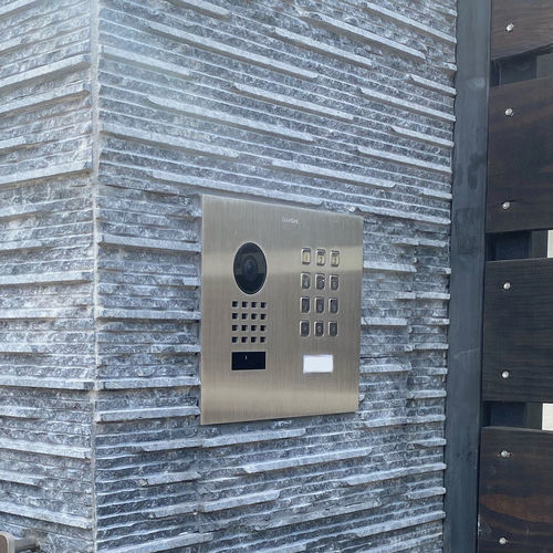 Дверная станция с утопленным монтажом - D1101KH Modern - DoorBird - из матовой нержавеющей стали / для домашнего использования / для профессионального использования