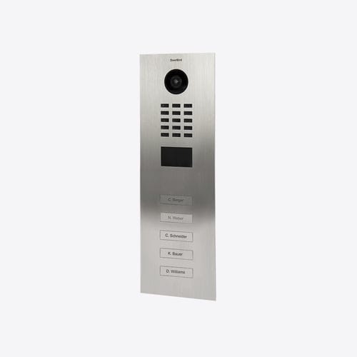 Дверная станция из матовой нержавеющей стали - D2105V  - DoorBird - для домашнего использования / настенная / с утопленным монтажом