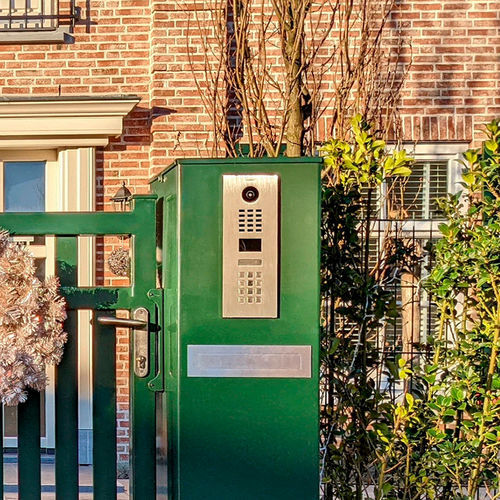 Дверная станция из матовой нержавеющей стали - D2101KV - DoorBird - для домашнего использования / с утопленным монтажом / для поверхностного монтажа