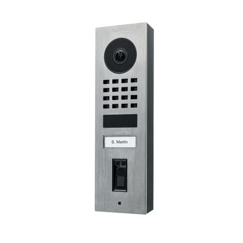 Дверная станция для поверхностного монтажа - D1101FV - DoorBird - из матовой нержавеющей стали / для домашнего использования / для наружного применения