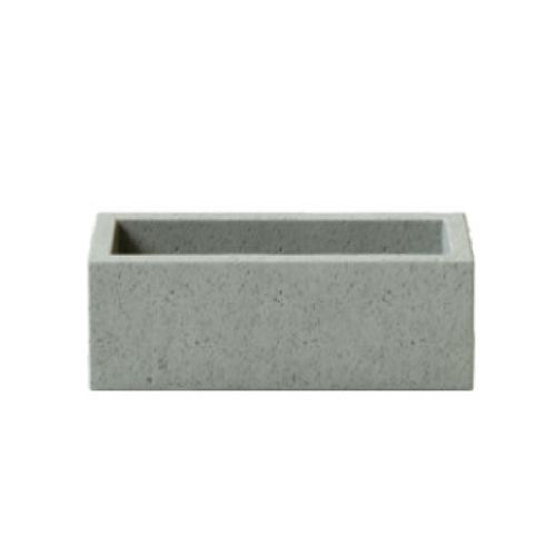 Кадка для садовых растений из бетона - FLOWERPOT PICCOLO - Slabb - Architectural Concrete - прямоугольная / современная / для профессионального использования