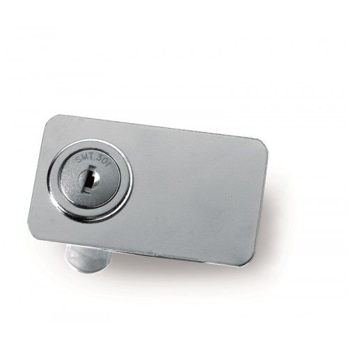Механический врезной замок - 0468 - EURO-LOCKS - кулачковый / для стеклянной двери / 1 точка запирания