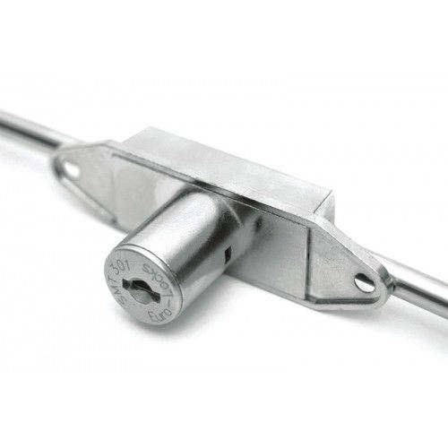 Механический врезной замок - 0402 - EURO-LOCKS - для мебели / 1 точка запирания / для офиса