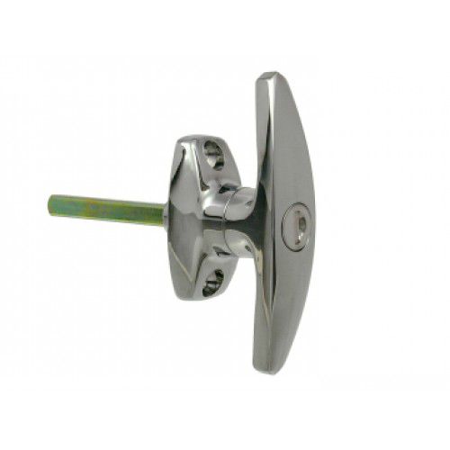 Механический врезной замок - 1638 - EURO-LOCKS - с ручкой / для мебели / 1 точка запирания