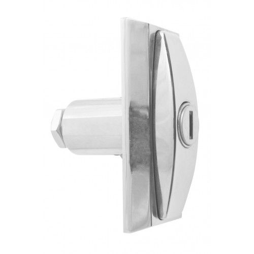 Механический врезной замок - C023 - EURO-LOCKS - с ручкой / для шкафа раздевалки / 1 точка запирания