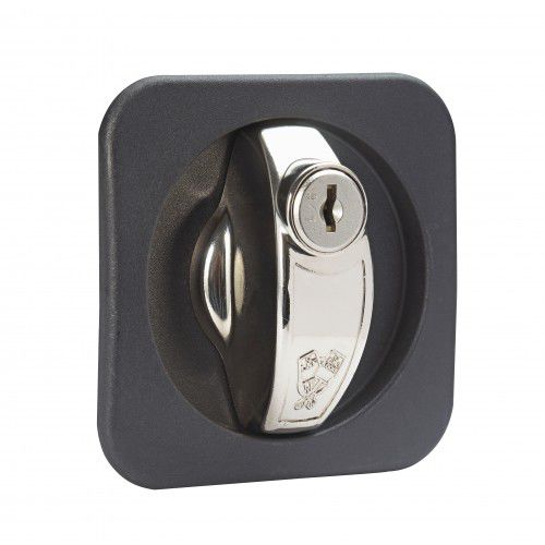 Механический врезной замок - F725 - EURO-LOCKS - с ручкой / для шкафа раздевалки / 1 точка запирания