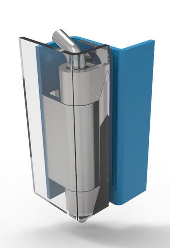 Шарнир для двери - Z100 - EURO-LOCKS - для мебели / из стали / для профессионального использования