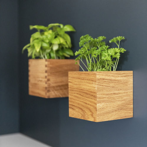 Садовый горшок из дуба - W • basic - 3S design - настенный / квадратный / для бытового использования