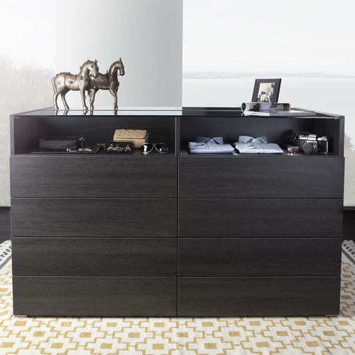 Современный комод - DRESS-UP - Noteborn BV - из лакированной древесины / не определено / черный
