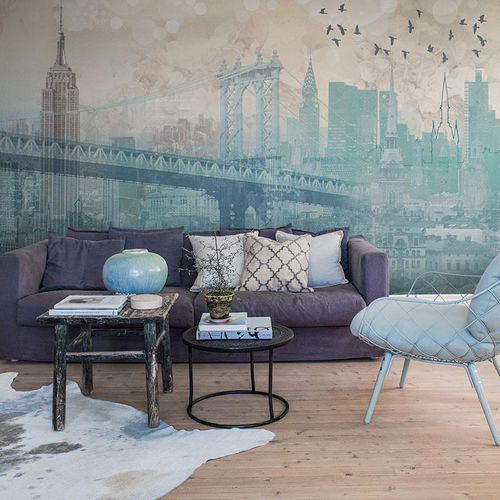 Современный обои - NY SEE - Mr Perswall - из нетканых материалов / панорамный / сцены из жизни