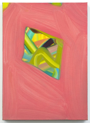 Декоративная картина масло - FOREIGN BODY: PINK MOUNTAIN - San Polo Art Gallery | Contemporary Art & Design i - абстрактная / для художественной галереи