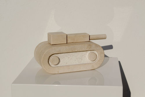 Скульптура из мрамора - GAME. NO WAR: TRAVERTINE - San Polo Art Gallery | Contemporary Art & Design i - для наружного применения / для профессионального использования