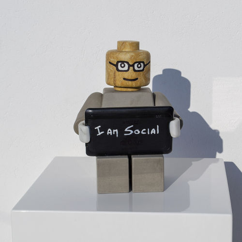 Скульптура из мрамора - I AM SOCIAL "MILLENNIALS&rdquo; - San Polo Art Gallery | Contemporary Art & Design i - для наружного применения / для профессионального использования