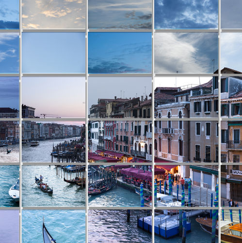 Печать на холсте на бумаге - Rivus Altus - XL78 #05 Blue | Venice - San Polo Art Gallery | Contemporary Art & Design i - пигментная / фоторепродукция / по стеклу