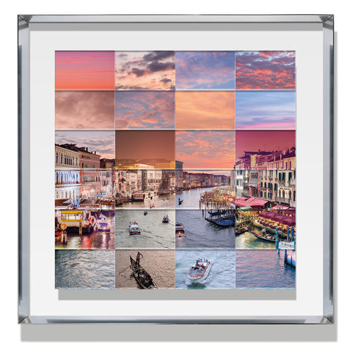 Печать на холсте фоторепродукция - Rosso Veneziano – variation #17 - San Polo Art Gallery | Contemporary Art & Design i - пейзаж / для художественной галереи